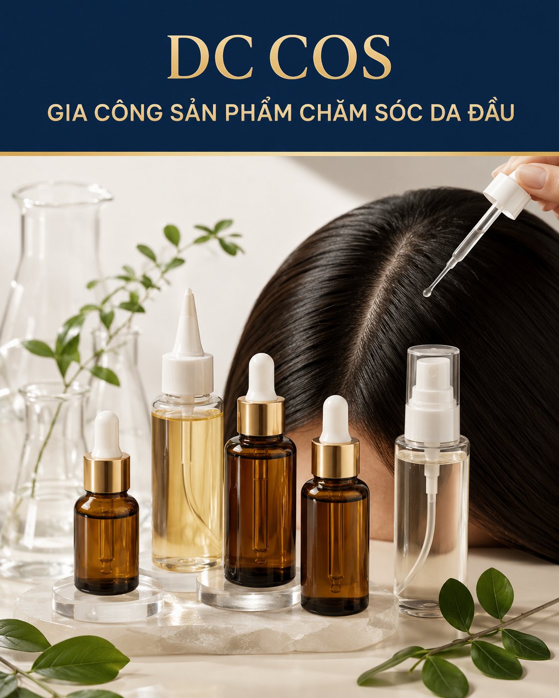 Gia công sản phẩm chăm sóc da đầu tại DC COS