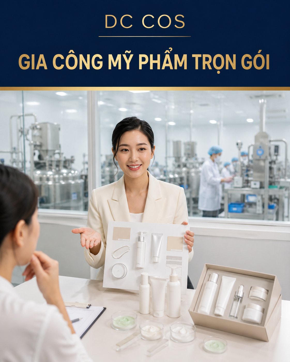 Gia công mỹ phẩm trọn gói tại DC COS