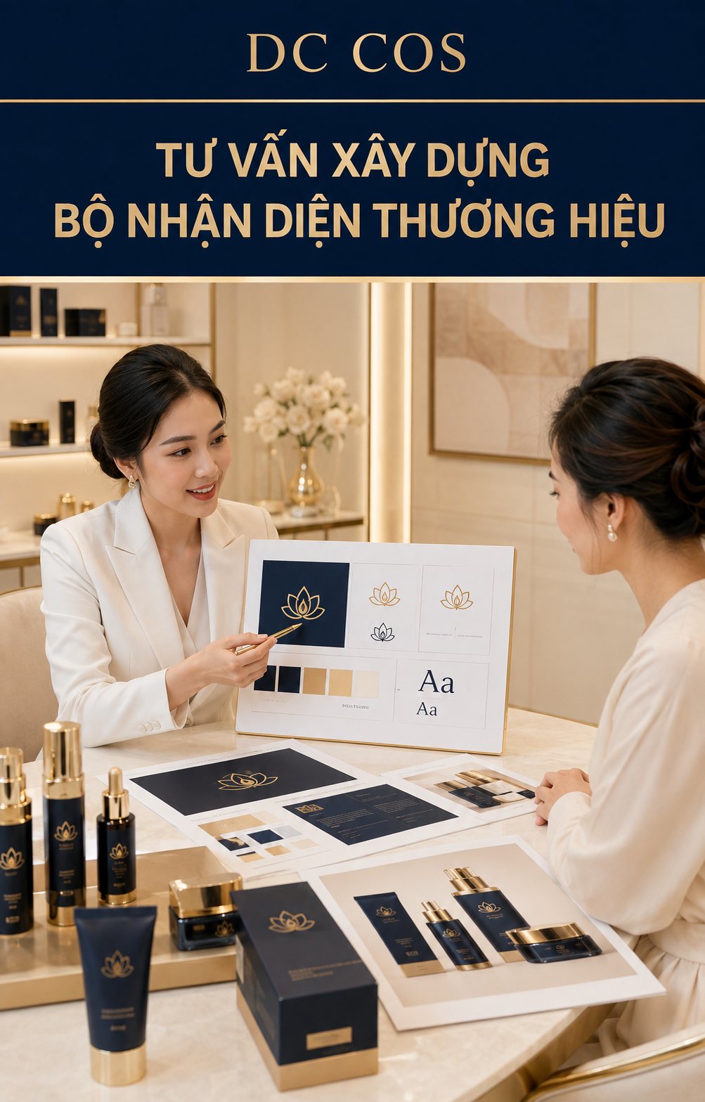 Tư vấn xây dựng bộ nhận diện thương hiệu — DC COS
